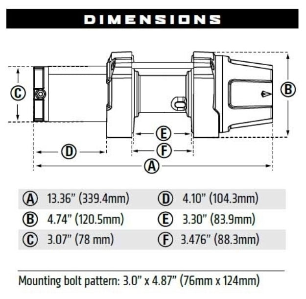 VRX 35-S Powersport Winch - 101030