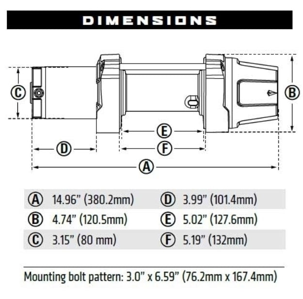 VRX 45-S Powersport Winch - 101040
