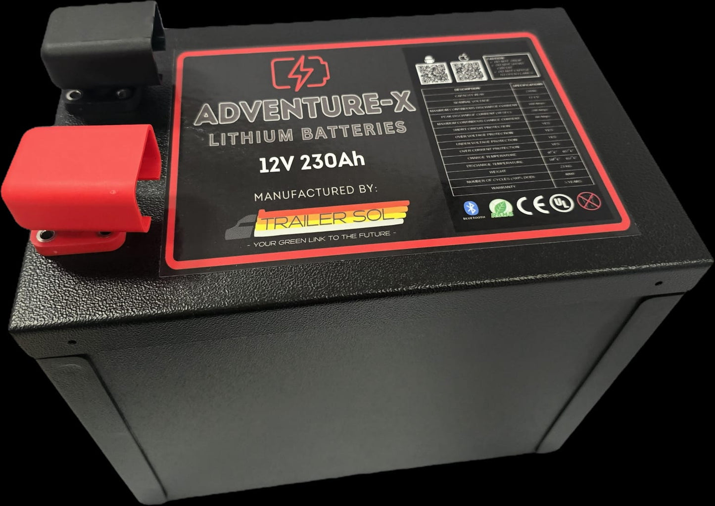 Adventure-X Lithium Battery 230Ah Drop-in replacement Mini