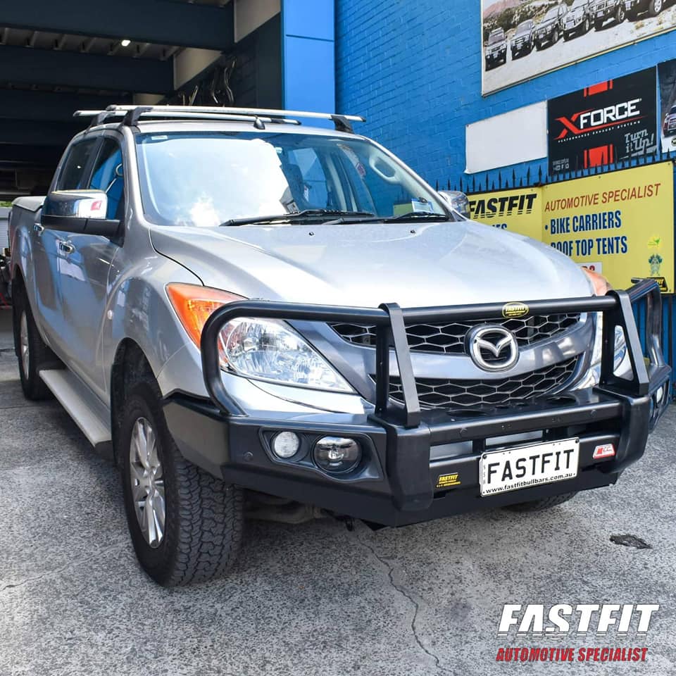 MAZDA BT50 2012 – 2021: POST TYPE FRONT BUMPER REPLACEMENT BULLBAR (Bumper cut)