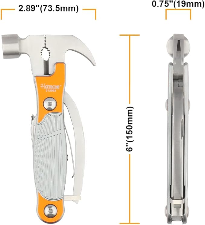 Hoteche MultiTool 11-in-1 Multifunction Hammer