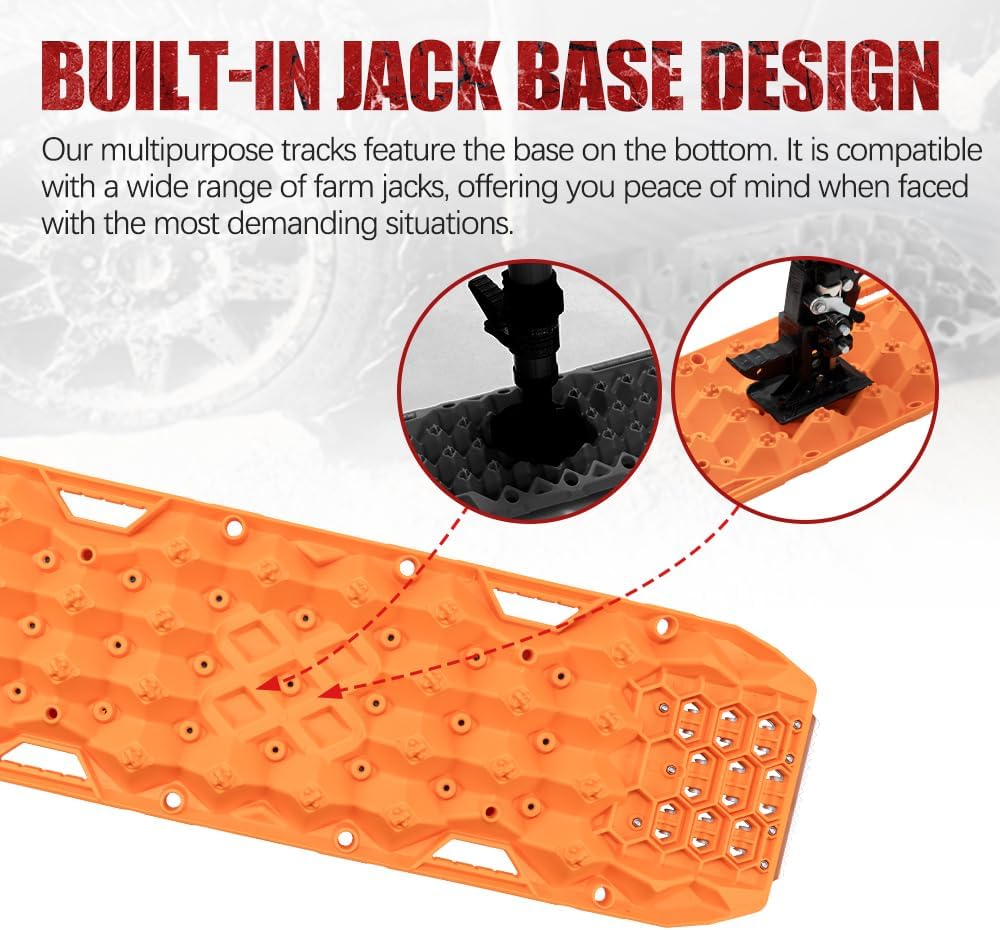 BUNKER INDUST Traction Boards With Replaceable Teeth & Steel Plate