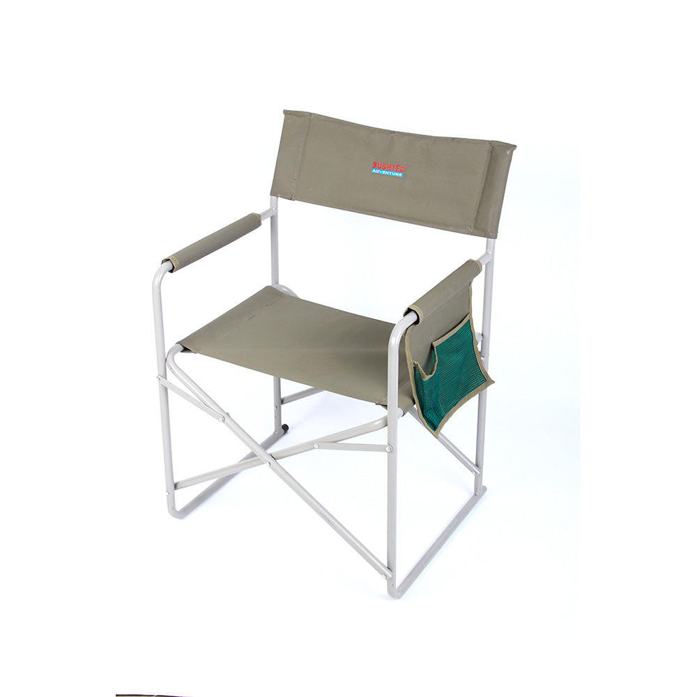 STEEL DIRECTORS CHAIR WITH ARMREST