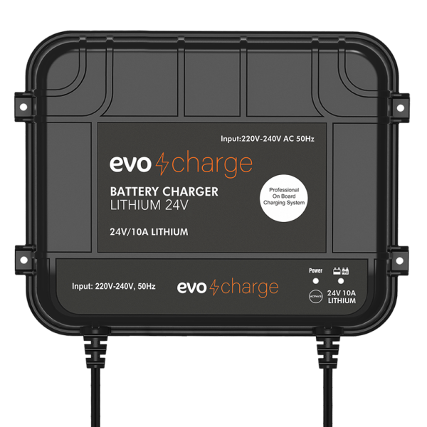 EvoCharge 24V LiFePO4 Lithium Battery Charger