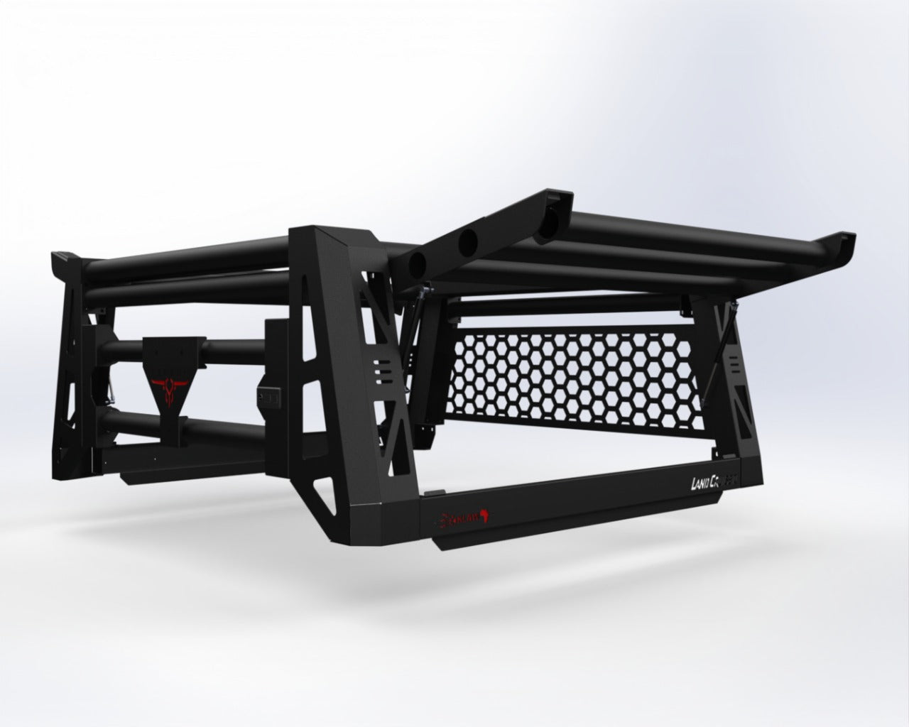 Land Cruiser Double Cab Rack Deluxe Cattle Rails