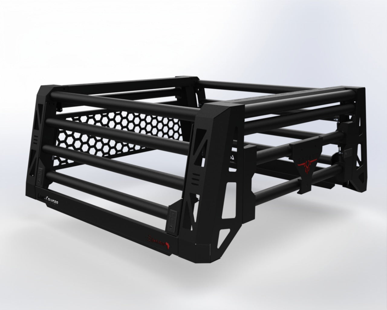 Land Cruiser Double Cab Rack Deluxe Cattle Rails