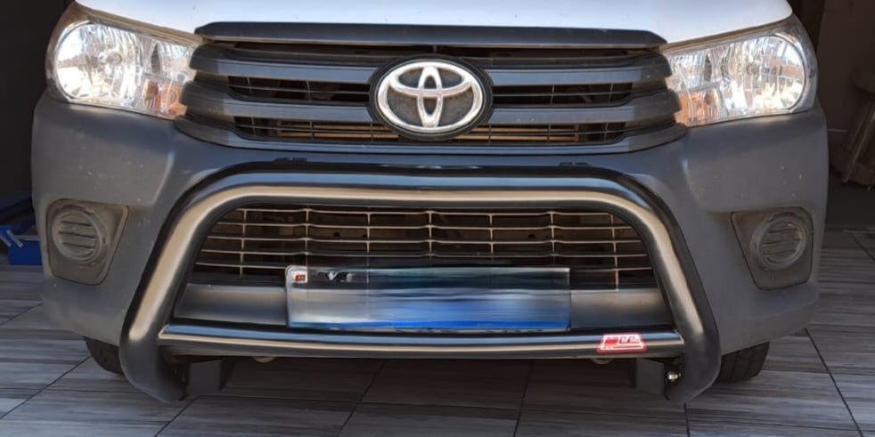 MCC BLACK COATED NUDGE BAR FOR THE HILUX 2016 to CURRENT MODEL