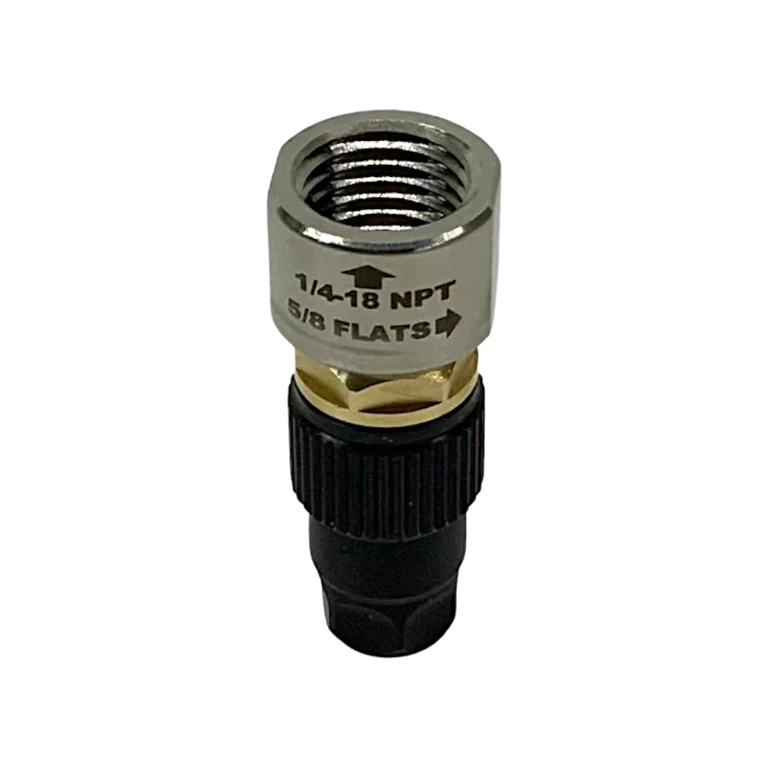 HIGH FLOW CHUCK - SCREW ON (OPEN FLOW ONLY)