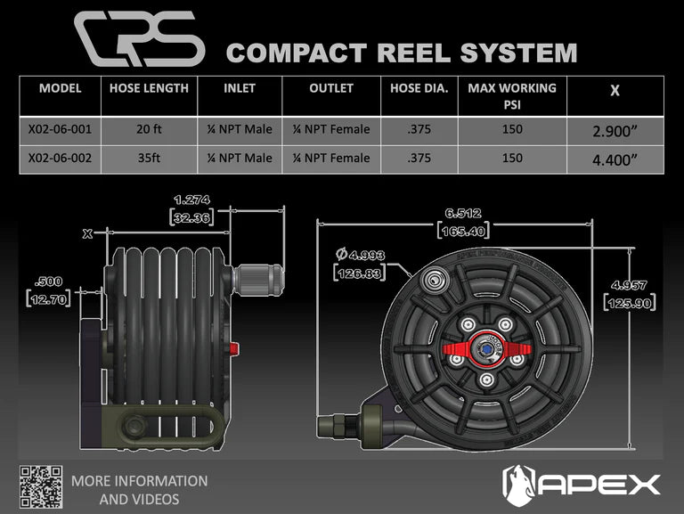 COMPACT REEL SYSTEM (CRS) 35ft