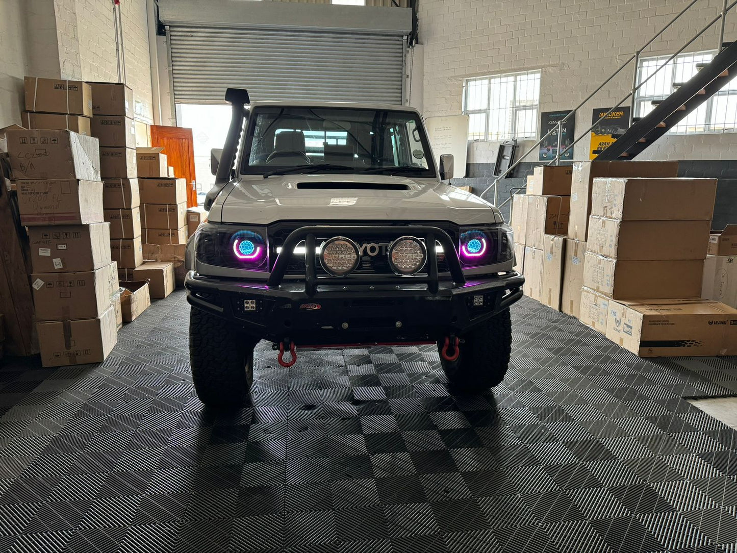 Land Cruiser LED Headlights Demon Eye - Colour Changing