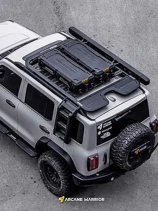 AW JL Short/Heavy Roof Rack with Slide Ladder (combo package)