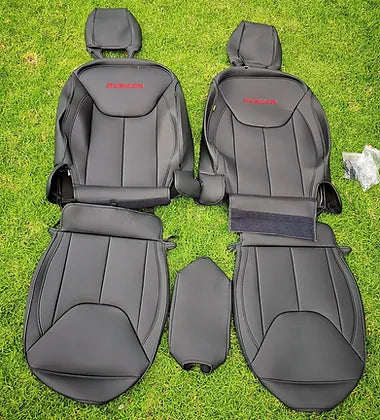 Jeep Wrangler 4-Door Seats Cover (Front & Rear Genuine Leather)