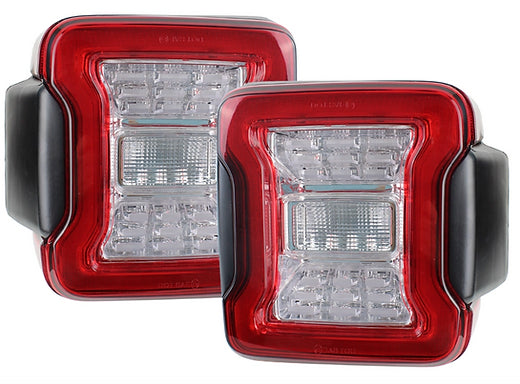 LT10 JL style Tail lights Clear Lens European version for JK/JKU