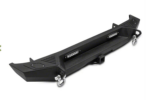 JK Longhorn MAX-HD Rear Bumper w/ LED+D-Ring