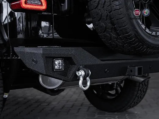 JL Longhorn Stubby Rear LED Tow Bar Bumper