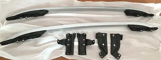 Nissan Navara Screw-on Roof Racks - Aluminium