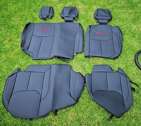 Jeep Wrangler 4-Door Seats Cover (Front & Rear Genuine Leather)