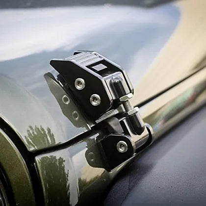 JK/JL Aluminium Hood Latches - Black