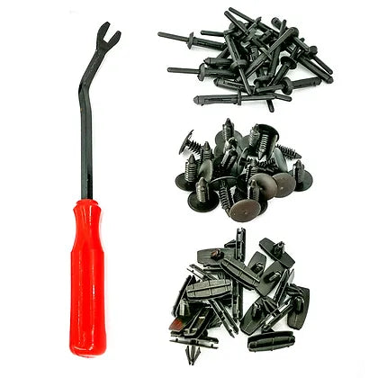 JK/JL 61Pcs Blind Rivets Rocker Molding Fender Flare Clips kit