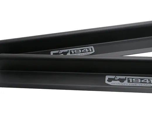 JK 1941 Stainless Steel 2-Door Entry Guard- Glossy Black