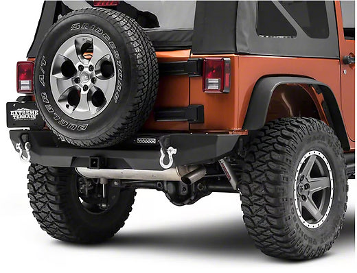 JL Longhorn MAX-HD Rear Bumper w/ LED+D-Ring