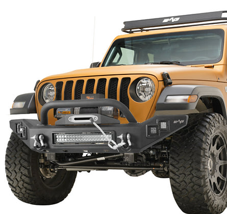 Paramount JL Full Width LED Light Style Front Bumper
