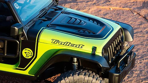 JK Trailcat Bonnet - Steel black e-coated