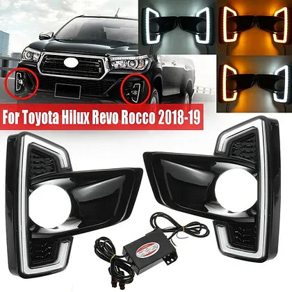 Rocco Fog Light Lamp with DRL and Indicator - pair