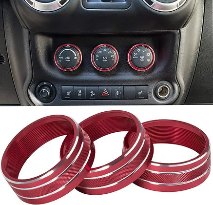 JK 28pcs Black Interior Decoration Trim Kit 2011-2018 (Black)