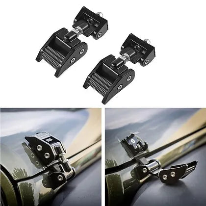 JK/JL Aluminium Hood Latches - Black