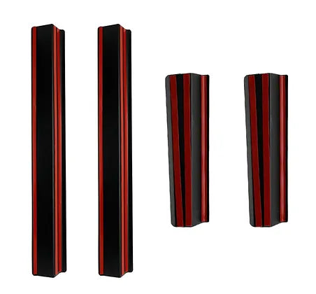JK 1941 Stainless Steel 2-Door Entry Guard- Glossy Black