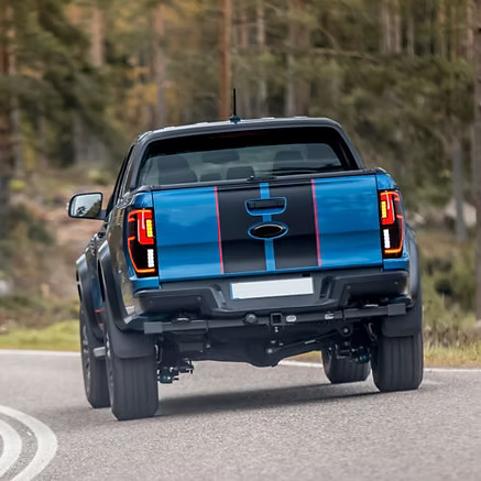 Ford Ranger LED Running Tail Light - Dynamic Welcome Smoke Lens