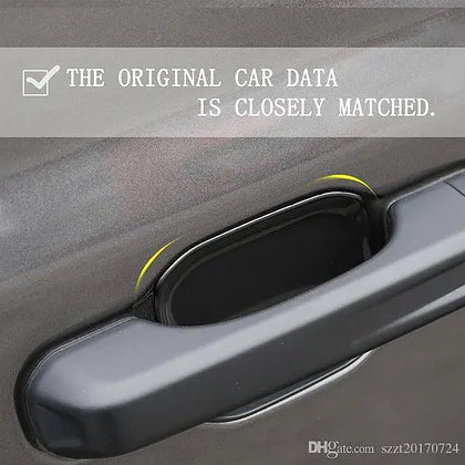 JL 4-Door Glossy Black ABS Car Exterior Door Handle Bowl Cover