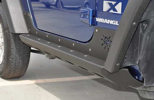 Poison Spyder 2-door Steel Rock Slider w/ Body Armor