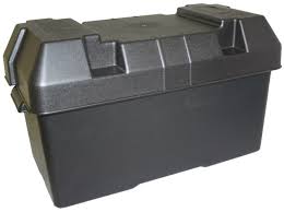 Battery Box Plastic Black