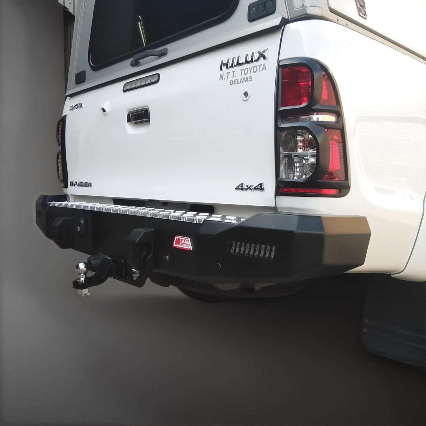MCC Rear Rocker Bar with Integrated Towbar for Toyota Hilux D4D 2005 to 2016