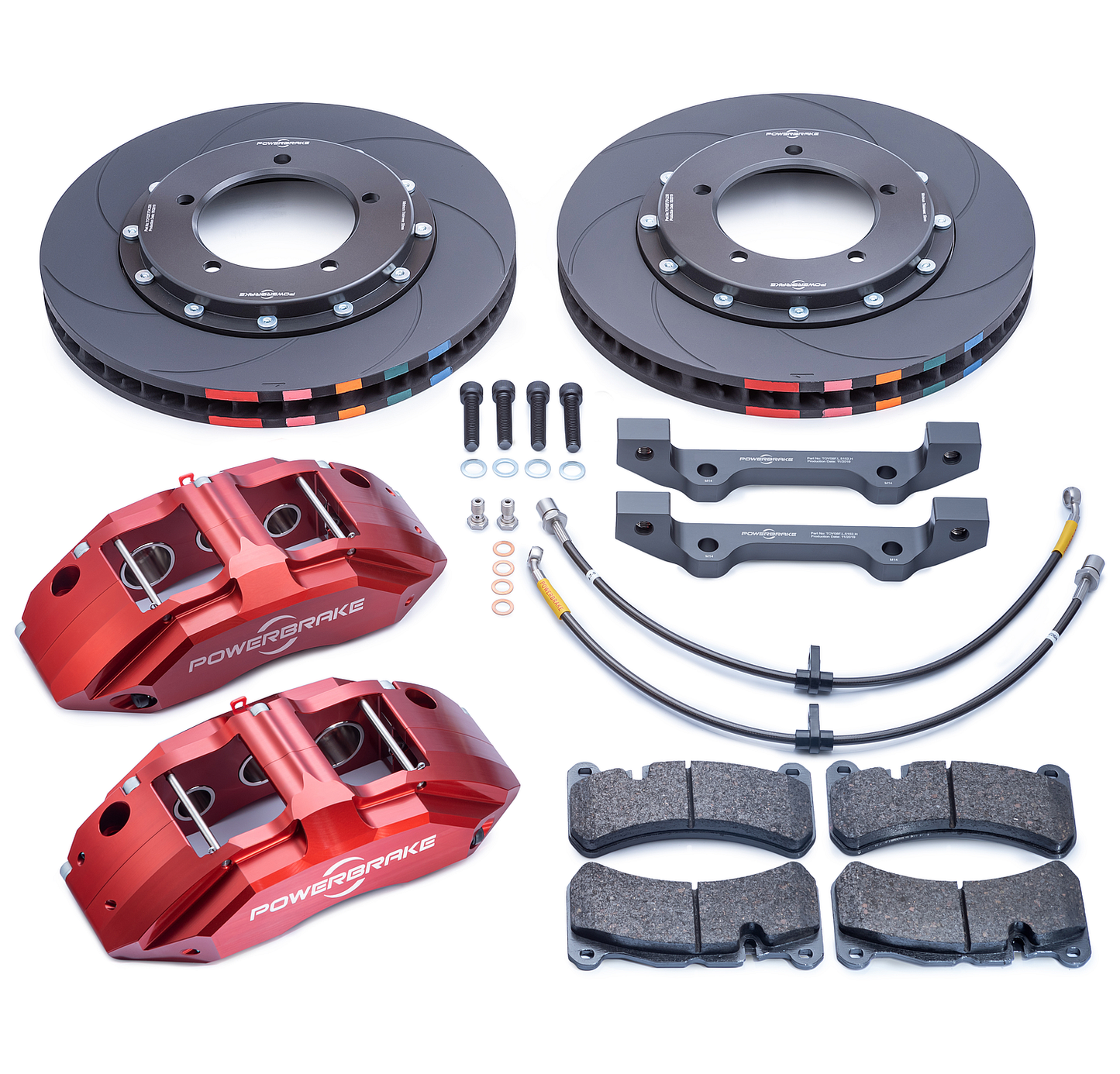Powerbrake X-Line Big Brake Kits Stage-2 X6S (6-piston) - Front