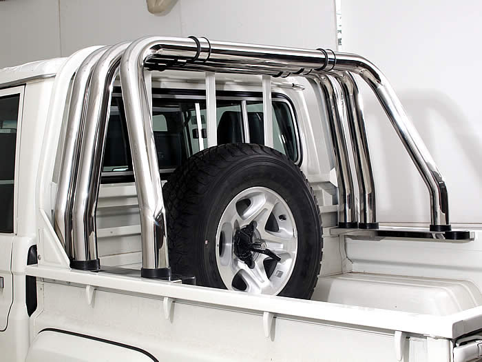 Land Cruiser 70 series Chrome Rollbar