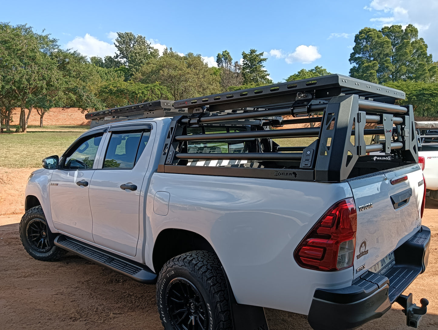 Ford Double Cab Rack Deluxe Cattle Rails