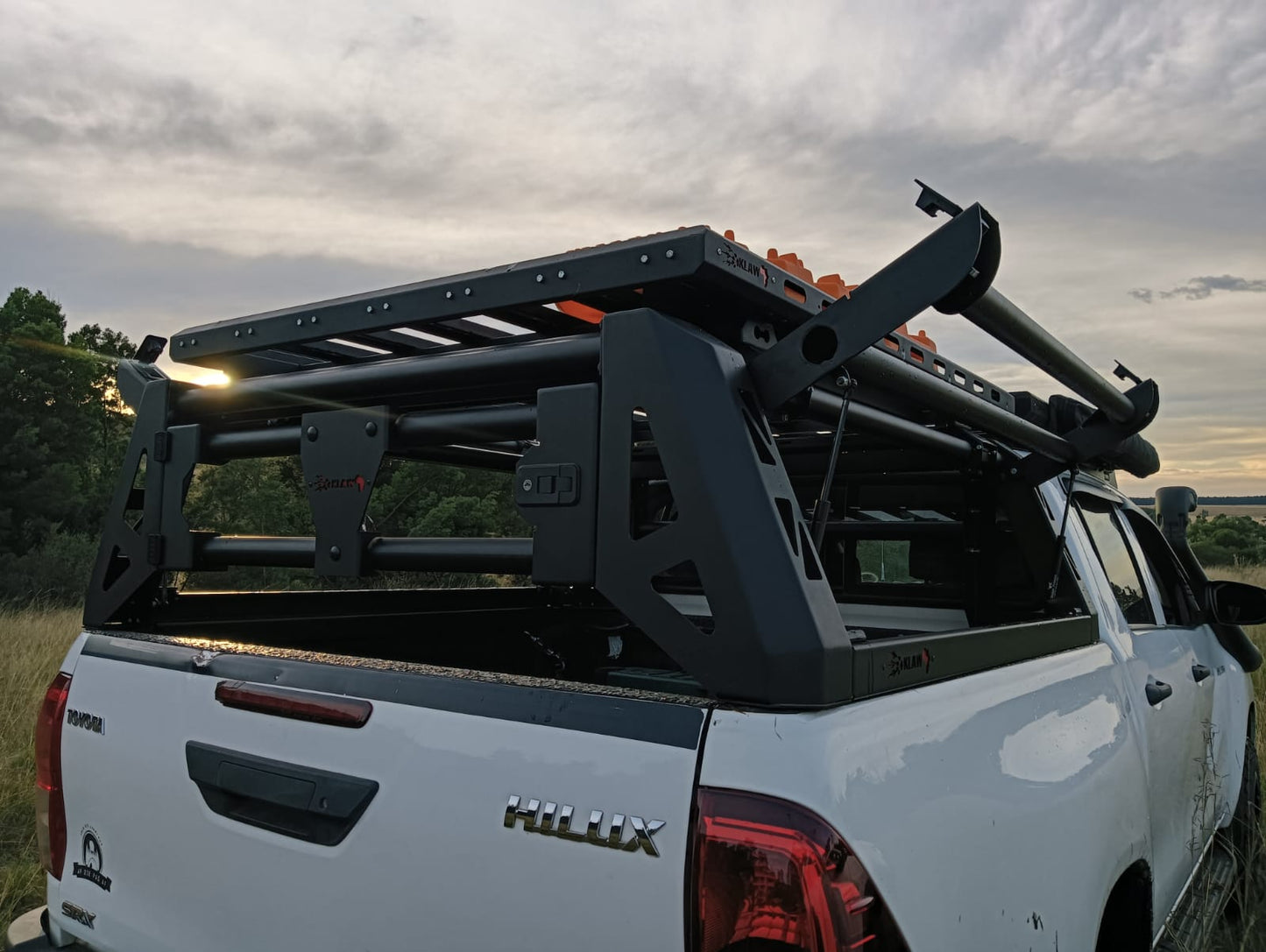Ford Double Cab Rack Deluxe Cattle Rails