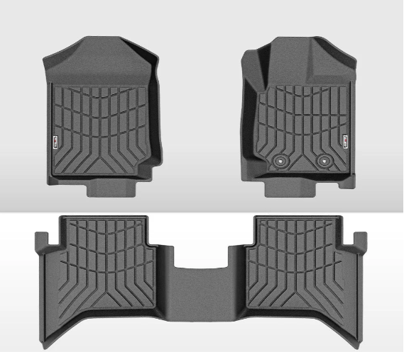 Kiwi Master 3D TPE Car Floor Mats For Ford Ranger Wildtrak / Raptor 2011-MY2021 PX PX2