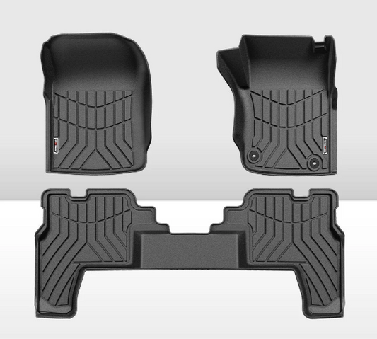 Kiwi Master 3D TPE Car Floor Mats For Toyota Land Cruiser 79 Series 2012 - Onward GXL Dual Cab