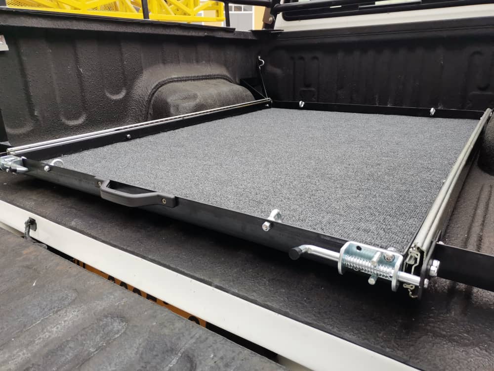 Customized heavy duty slider for club cab