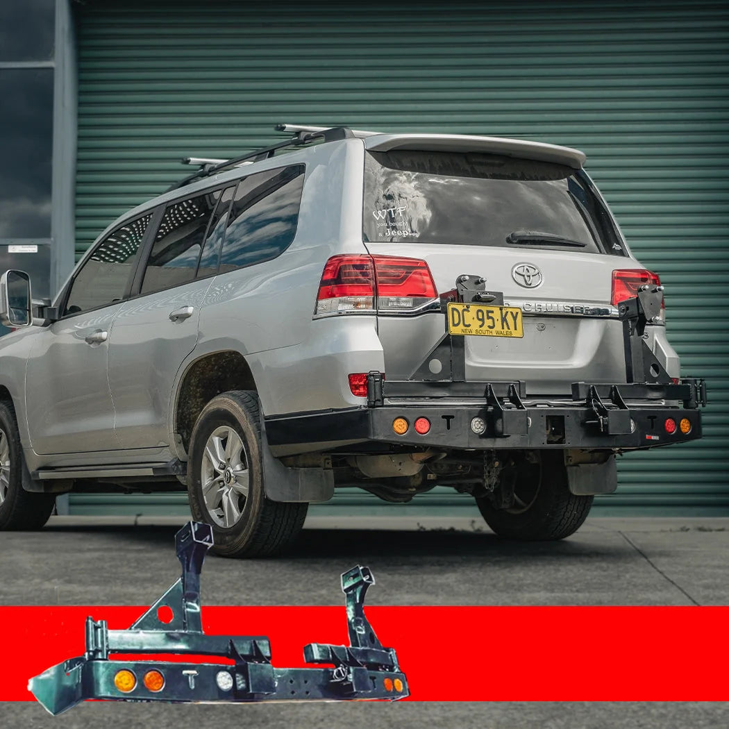 Landcruiser 200 Series Rear Bumper Replacement With x2 Spare Wheel Carrier Arms