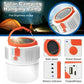 Solar Emergency Light Multifunctional LED Camping Lights USB Rechargeable Lamp Portable Lanterns Remote Control