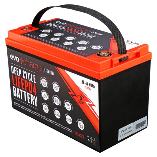EvoCharge 36V 60Ah LiFePO4 Lithium Battery
