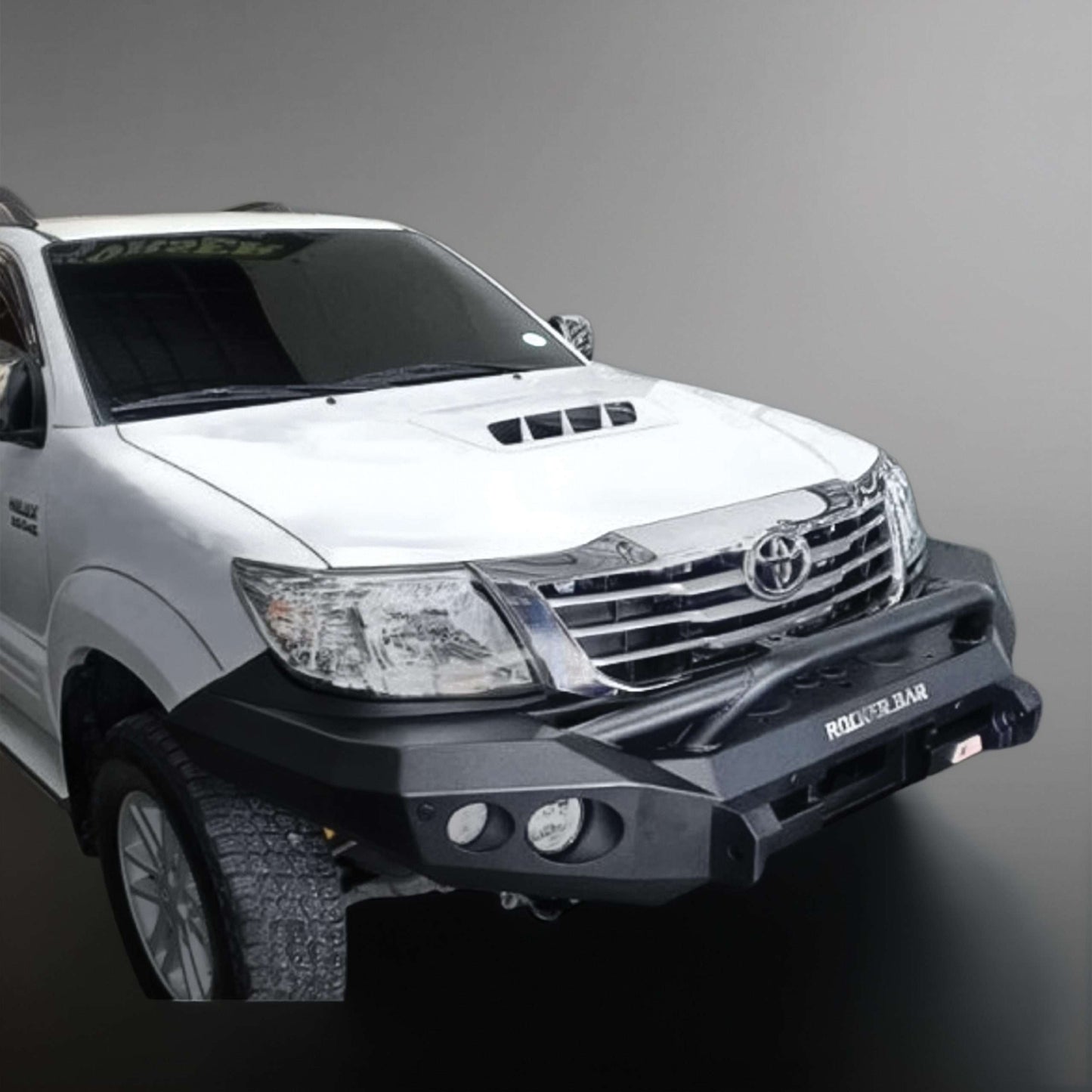 MCC Low Loop Rocker Front Bumper Replacement Bullbar for Toyota Hilux D4D 2011–2016