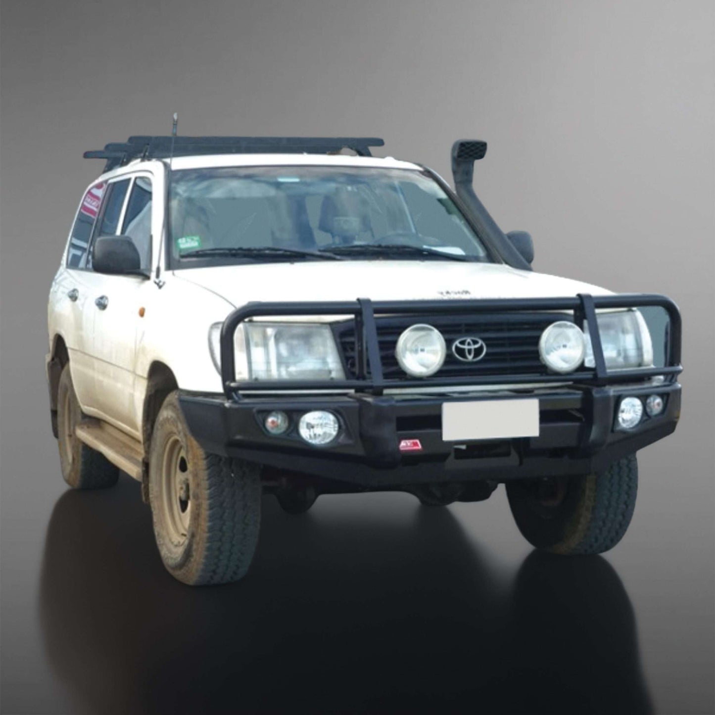 MCC Post Type Front Bumper Replacement Bullbar for Toyota LandCruiser 105 Series GX