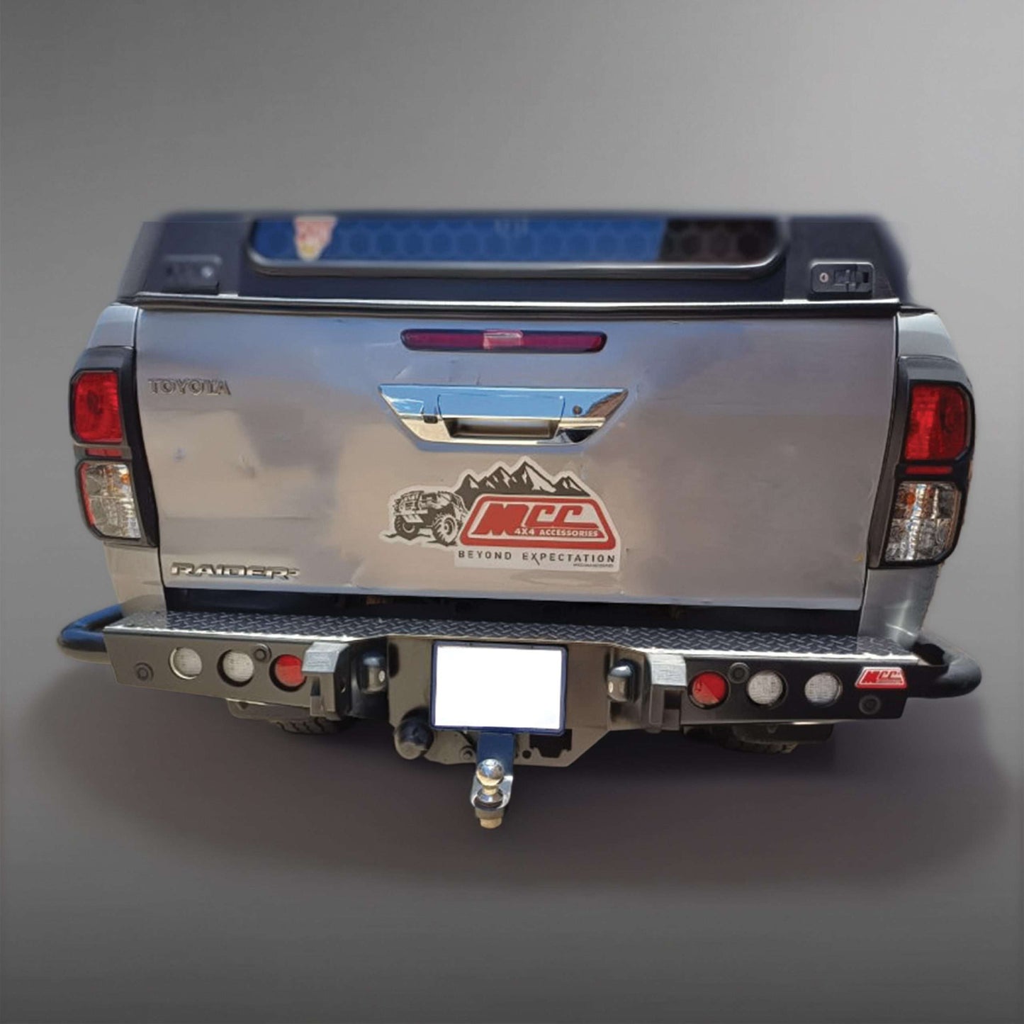 MCC Jack Rear Replacement Bumper with towbar for Toyota Hilux GD6 2016 to current