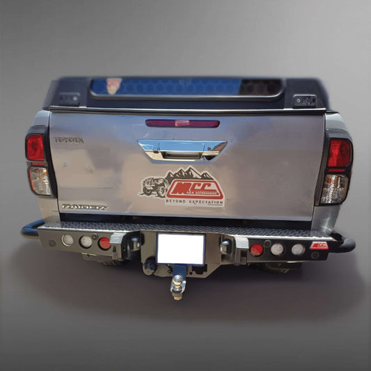 MCC Jack Rear Replacement Bumper with towbar for Toyota Hilux GD6 2016 to current